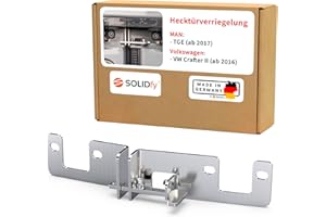 SOLIDfy® - Serratura per porta posteriore per VW Crafter II 2 e MAN TGE dal 2017 | protezione antifurto per porta posteriore, camper, campeggio