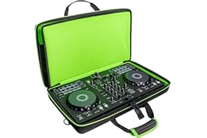 Hzycwgone Custodia de Viaggio Duro per Pioneer DDJ-FLX4/DDJ-400/DDJ-SB2/SB3,per Hercules Inpulse 300,Controller DJ Custodia Protettiva Borsa Tracolla Cover per Roland DJ-202,Traktor Kontrol S2 MK3