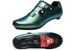 ARTVEP Herren Radschuhe Damen MTB Fahrradschuhe Kompatibel mit Look SPD SPD-SL Delta Lock Pedal Reitschuhe Kompatibel mit Peloton Schuhen