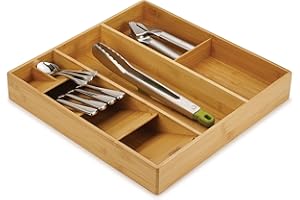 Joseph Joseph DrawerStore - Organizador de Bambú para Cubiertos, Utensilios y Artilugios