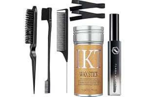 BEAUTY SEARCHER Bastone di cera Stick per Finitura Capelli spezzati, gel acconciatura idratante Unisex 75g Set C