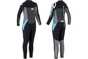 Osprey | Kids 5mm Wetsuit, Full-Length Winter Kids Neoprene Surfing Bodyboarding Wetsuit, Origin, Blue