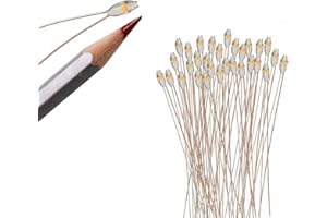 EVEMODEL 30 pezzi, pre-saldato, micro impermeabile, SMD LED, forma 0603, 20 cm, Diycraft (rosa)