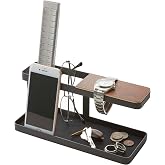 YAMAZAKI Tower Masa D&uuml;zenleyici, &Ccedil;elik, Siyah, Tek Beden, Siyah