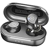 TOZO NC9 Bluetooth Headphones with Active Noise Cancelling Touch Control Bluetooth 5.0 In-Ear Stereo with Charging Case, Buil