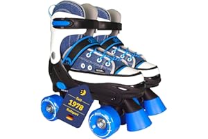 ‎B BEST SPORTING Best Sporting Rollschuhe Kinder Mädchen I Inline Skates Kinder größenverstellbar I Inliner für Kinder mit Bremse I Rollerskates Schuhe Kinder I Inliner mit 4 Rollen I