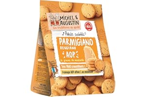 Michel et Augustin Biscuits Apéritif Parmesan AOP Graine de Moutarde