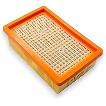 Platte vouwfilter, 4 stuks stofzuigerfilters voor Kärcher WD4
