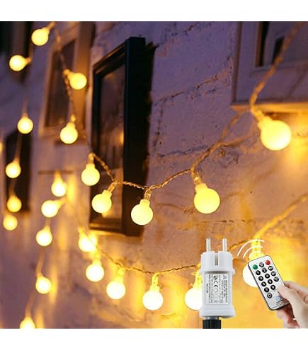 Guirlande Lumineuse Guinguette LED - 9,50 M, 20 Ampoules - 4 Couleurs - 6W - Lunartec - Neuf
