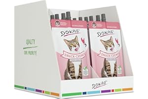 DOKAS Snack-Creme mit Huhn – Cremiger Premium Snack für Katzen – Ideal als Topping oder zur Belohnung