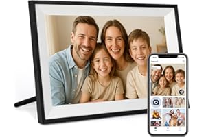 Funcare Digital Photo Frame 10.1 Inch, 1280 * 800 HD IPS Touch Screen Wifi Digital Picture Frame, 32GB Electronic Photo Frame, Auto-Rotate, Easy to Share Photos and Videos via APP