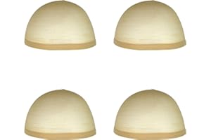 BALINCO 4x retine per capelli come sottocoperta per parrucche - in nylon elastico (beige) e rete elastica (nero) per parrucche di tutti i giorni e per carnevale/costumi (retine per capelli (4x Beige))