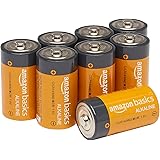 Amazon Basics C-Zellen Allzweck-Alkaline-Batterien, 5 Jahre Haltbarkeitsdauer, 8 Stück