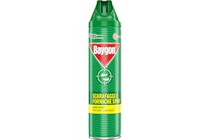 Baygon Scarafaggi e Formiche Plus Spray, 400ml