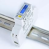 B+G E Tech Stromzähler [WS100] digitaler 1 Phasen zweirichtungs Wechselstromzähler für Hutschiene (1TE) mit LCD und RS485 ode