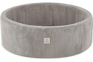 ‎MISIOO Bällebad Baby - Rundes Schaumstoff Bällebad Ohne Bälle - 90x30cm - Freundliches Bällebad Baby Ab 1 Jahr - Perfekt Für Kinder - MISIOO