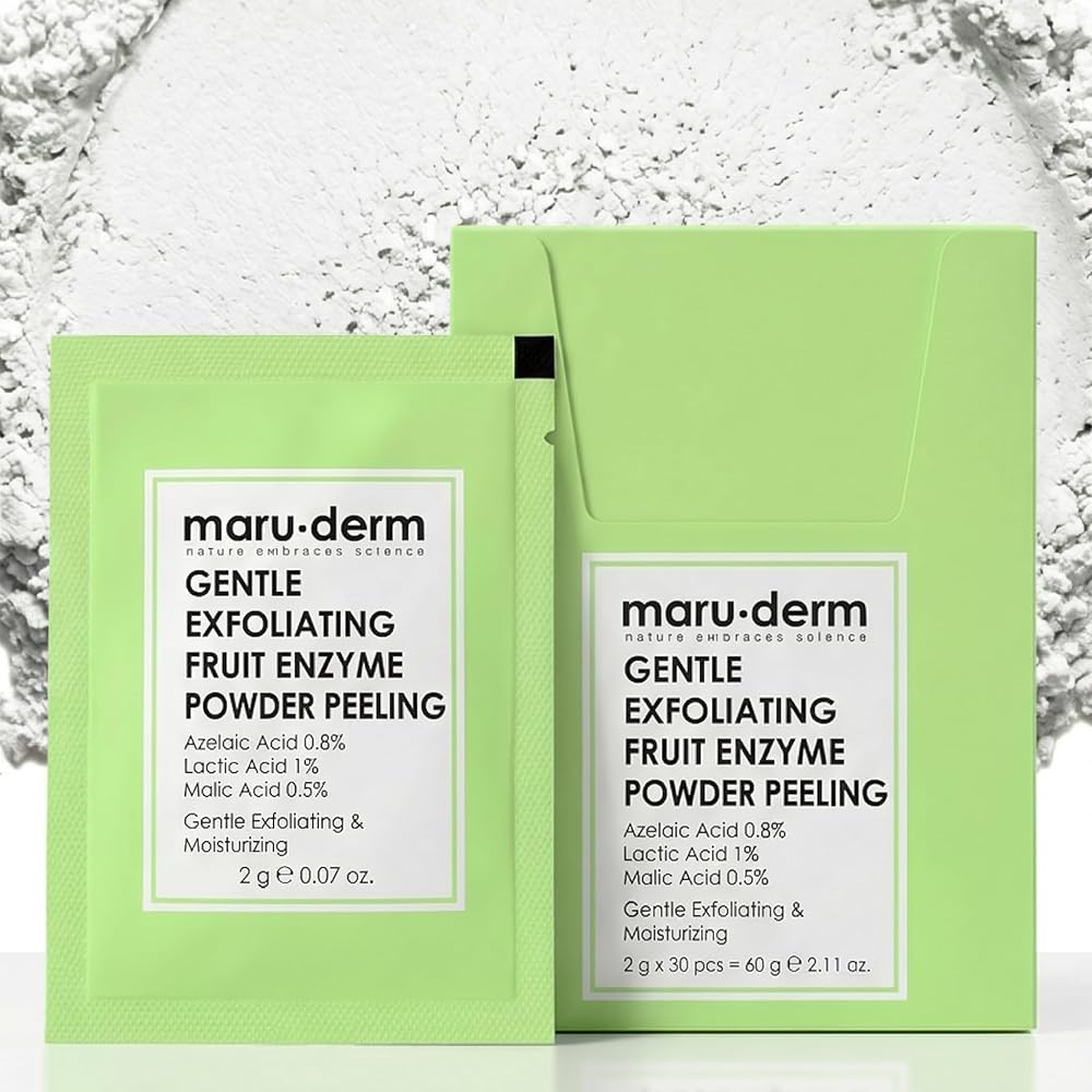 Maru.Derm Hassas Ciltler için Meyve Enzimli Pudra Peeling 60 g