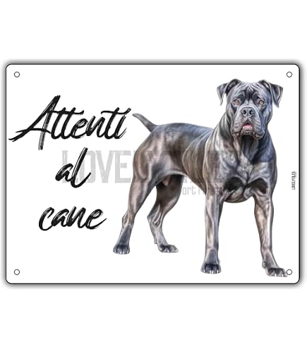 CARTELLO ATTENTI AL CANE - PASTORE TEDESCO c'è vita dopo la orte
