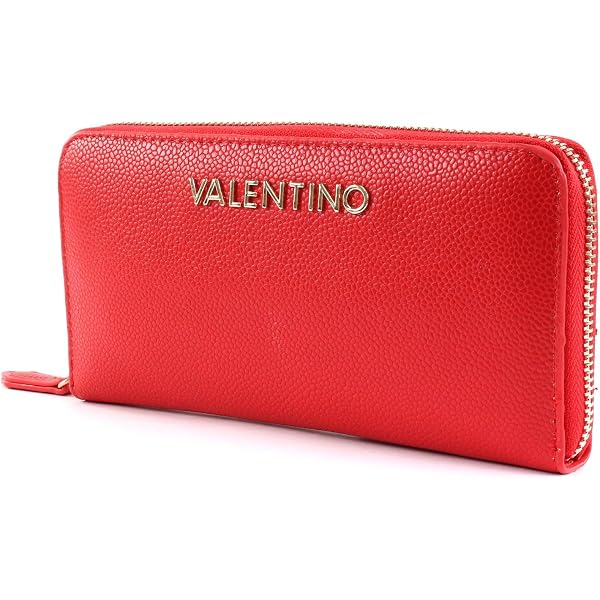 Valentino Damen Geldbörse '7B3-ZERO RE' – Bi-Fold Design, Beige, Aus Leder, Elegant & Praktisch