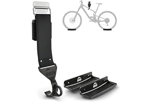 Borgen Fahrrad Wandhalterung - einstellbare Fahrradhalterung für die Wand - E-Bike, Rennrad, MTB, Rennrad kompatibel - gummierter Haken gegen Kratzer