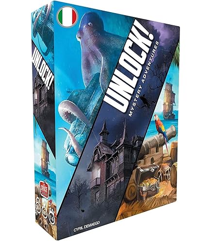 Asmodee Italia - Unlock Timeless Adventures 8985 - Escape Room De T Edition Entierement En Italien En Couleurs Amz B0816qf62n