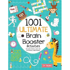 1001 Ultimate Brain Booster Activity book for 3 to 6 Years Old Kids |Enhance the Child Mind with Cognitive Excellence with In