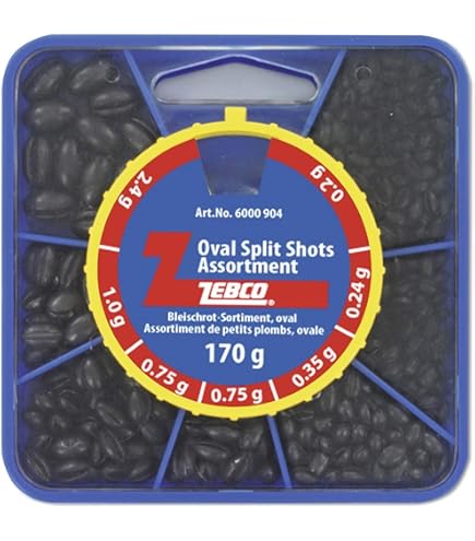 Storfisk Angel-Gewichte Schrot 120g - Klemmgewichte In Spenderdose