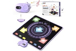 Joyjoz Dance Mat Toys Gifts for 6-12 Years Old Kids, with Detachable Wireless Connect Music Player, Arcade Style Light-up Dance Pad for Birthday Xmas Gifts (MB02)