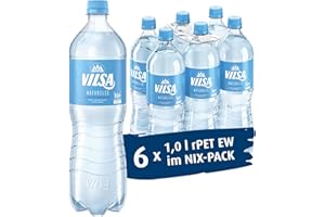 ‎VILSA VILSA Mineralwasser Naturelle, 6 x 1,00 l PET