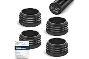 moinkerin Tapones de Láminas Redondos 20mm Tapón para Tubo Redondo de Plastico para Tubos de Metal, Tapon para Tubo de Mesa,Sillas,Estanterías 4 Piezas