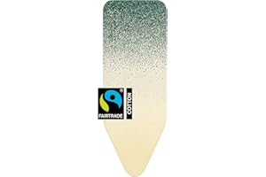 Brabantia - Ironing Board Cover C with 8 mm Foam Padding, Fairtrade Cotton, Durable and Easy Fit for Enhanced Ironing Performance – New Dawn, 124 x 45 cm