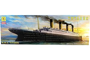 AEVVV RMS Titanic British Passenger Liner - Maquette de bateau en plastique échelle 1:700 - Instructions de montage en russe (français non garanti)