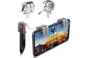 Newseego PUBG Mobile Game Controller, Telefon löst Empfindliche Schieß und Zielauslöser für Knives Out/Überlebensregeln Mobile Controller Joysticks für Android IOS [1 Paar Triggers]