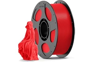 ANYCUBIC Filament PLA de 1,75 mm pour Imprimante 3D, Précision Dimensionnelle +/- 0.02mm, Enroulement Soigné Bobine de 1KG Filament, Rouge