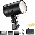 GODOX AD100Pro 100W Flash 2.4G HSS 1/8000s Pocket Round Monolight with 2600mAh Battery Compatible for Canon Sony Nikon