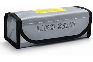 Kinsinder Lipo Battery Safe Bag - Fireproof & Explosion-Proof Protection
