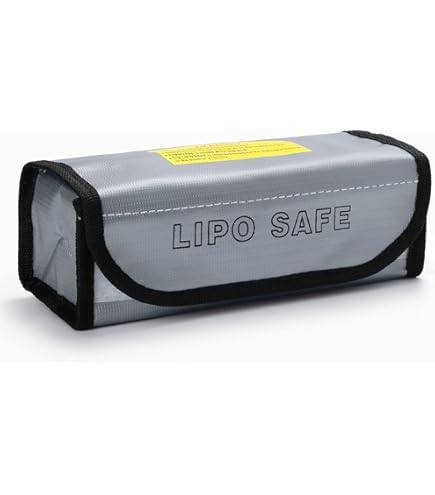 Borsa Ignifuga Per Batterie Lipo Huiguli - 22.5x18.5cm, 3 Pezzi, Per Ricarica E Trasporto Sicuro - Foto 8