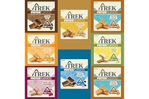 FREE FROM DIRECT Trek Protein Flapjack - Selección de casos mixtos, sin gluten, sin lácteos (paquete de 24 barras)