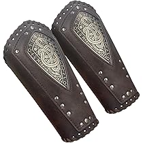 HiiFeuer Viking Geprägter Drache Kunstleder Armschützer ...