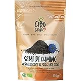 Cumino Nero Semi Biologici - 150g. Cumino Semi o Nigella Sativa Essiccato al Sole. Semi di Cumino Nero. Contiene Timochinone.