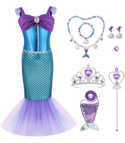 Princess Green Dress De Ariel Vestidos Inspirados En La Sirenita Vestido De La Sirenita Ariel Para Princess Green Dress De Ariel Vestidos Inspirados En La Sirenita Vestido De La Sirenita Ariel Para