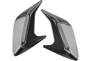 Larcele Auto Lufteinlässe Außen Dekorative Luftdurchfluss Luftzufuhr Belüftungsöffnungen Aufkleber JFK-02 (Gitter) MEHRWEG