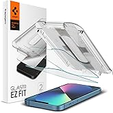 Spigen iPhone 13 mini ile Uyumlu Kolay Kurulum Cam Ekran Koruyucu GLAS.tR EZ Fit HD (2 Adet) Şeffaf - AGL03396 (Spigen TR Gar