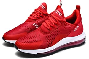 Amsion Homme Femme Air Chaussures de Course à Pied Tendance pour avec Coussin d'air Baskets décontractées pour la Marche Le Tennis Le Basket-Ball la Gym Les Sports de Sport