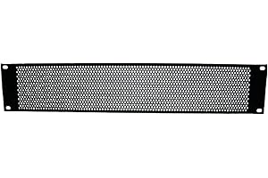 Adam Hall 19" Parts 87223 VR - Pannello di ventilazione a U 19” 3 U, foro tondo