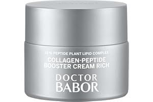 DOCTOR BABOR Collagen-Peptide Booster Cream | Feuchtigkeitsspendende Gesichtscreme für intensive Straffung | Anti-Falten Creme für sichtbar glatte Haut | Für Gesicht, Hals & Dekolleté | vegan| 50ml