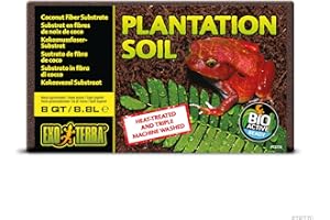 EXO TERRA Sustrato Plantation Trail Coco - 650 gr, 8.8 l (Paquete de 1)