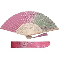 Handfächer Aus Sandelholz – Geschnitzt, 23 Cm Rippenlänge, 40 Cm Amplitude, Mit Quaste, Für Hochzeit & Sommer