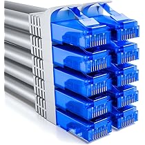 DeleyCON 10x 2m CAT6 Network Cable Set - U-UTP RJ45 - View #10