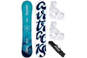 AIRTRACKS Snowboard Set/Pack/Planche ORBELUS Femme+Fixations Master W FASTEC+SB Sac/Neuf